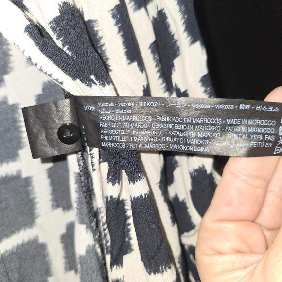 Zara long button up dress womens small - Picture 3 of 6